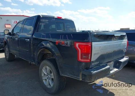 2016 Ford F-150 Platinum из США, поврежденный, VIN 1FTEW1EF0GFA12454